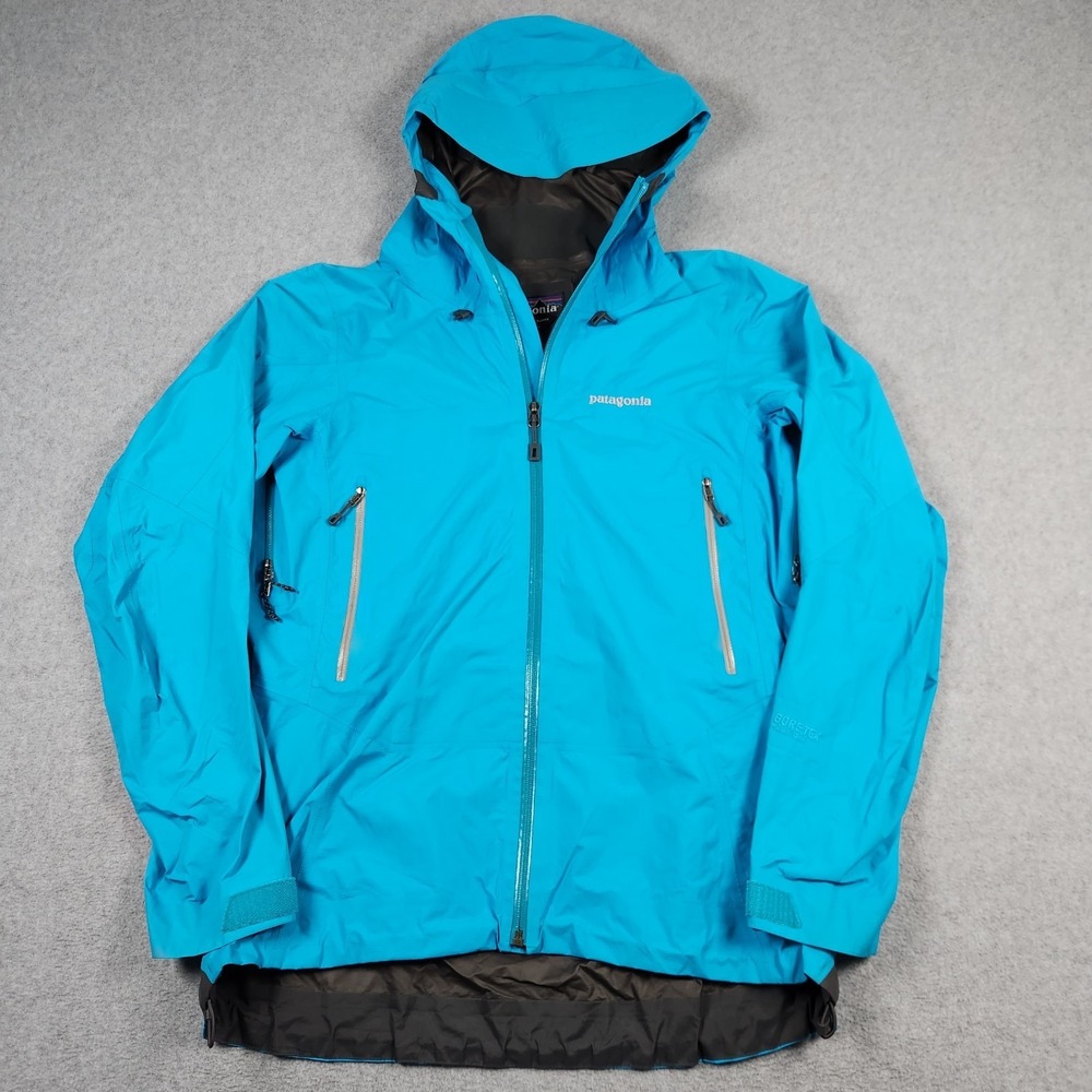 Patagonia Jacket Womens Medium Blue Super‎ Cell Torrentshell Windbreaker Paclite